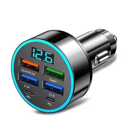 6 in 1 Car Charger