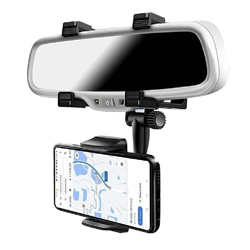 car rear view mirror mount for a mobile phone