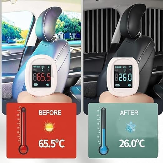 4 pieces magnetic car curtain