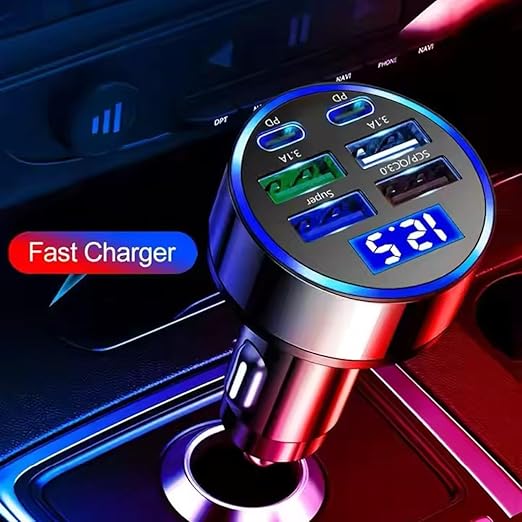 6 in 1 Car Charger