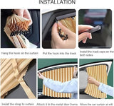 4 pieces magnetic car curtain