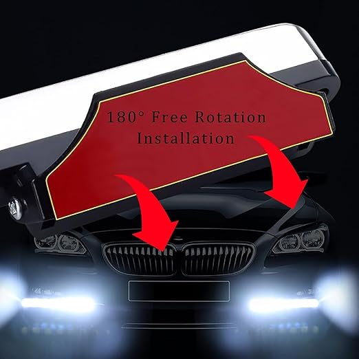 2 pieces car wind powered light