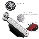 2 pieces car wind powered light