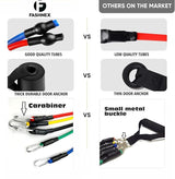 5 pieces resistance band sets