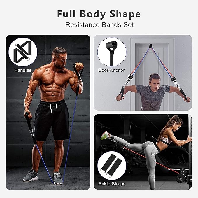 5 pieces resistance band sets