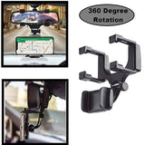car rear view mirror mount for a mobile phone