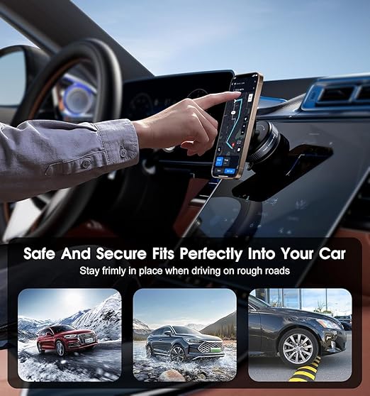 Vacuum Suction Magnetic Phone Holder