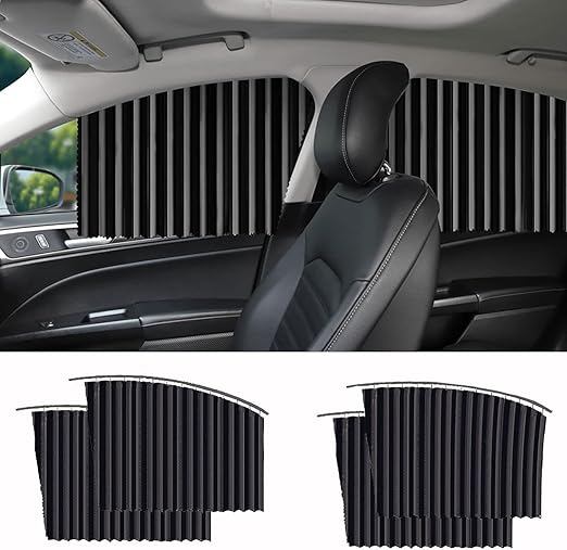 4 pieces magnetic car curtain
