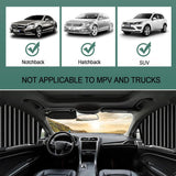 4 pieces magnetic car curtain