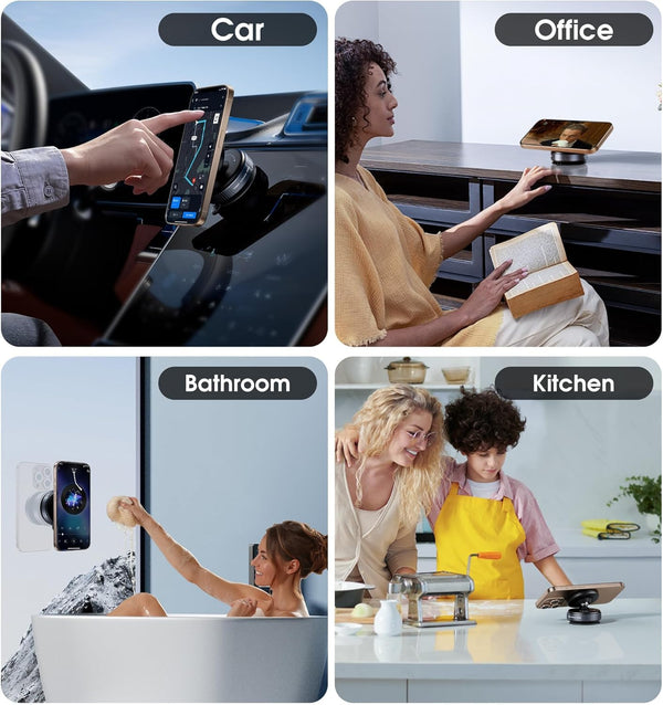 Vacuum Suction Magnetic Phone Holder