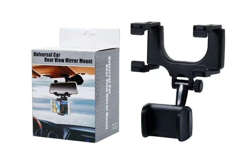 car rear view mirror mount for a mobile phone